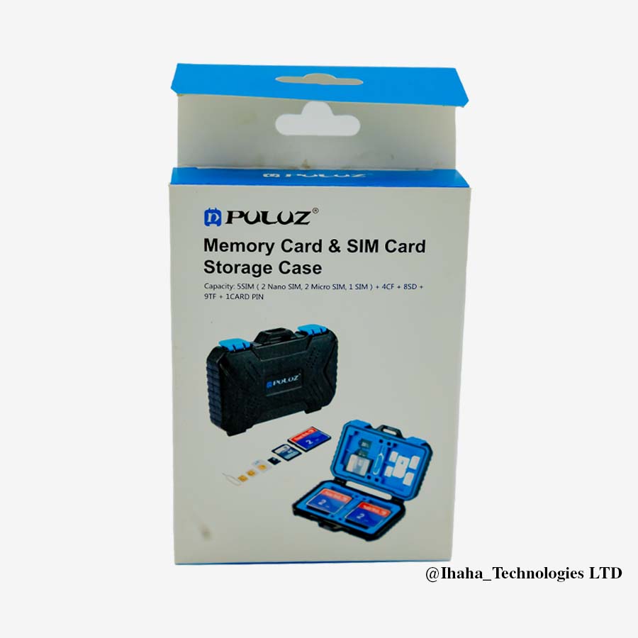 PULUZ Waterproof Memory Card Reader Storage Box for USB CF TF