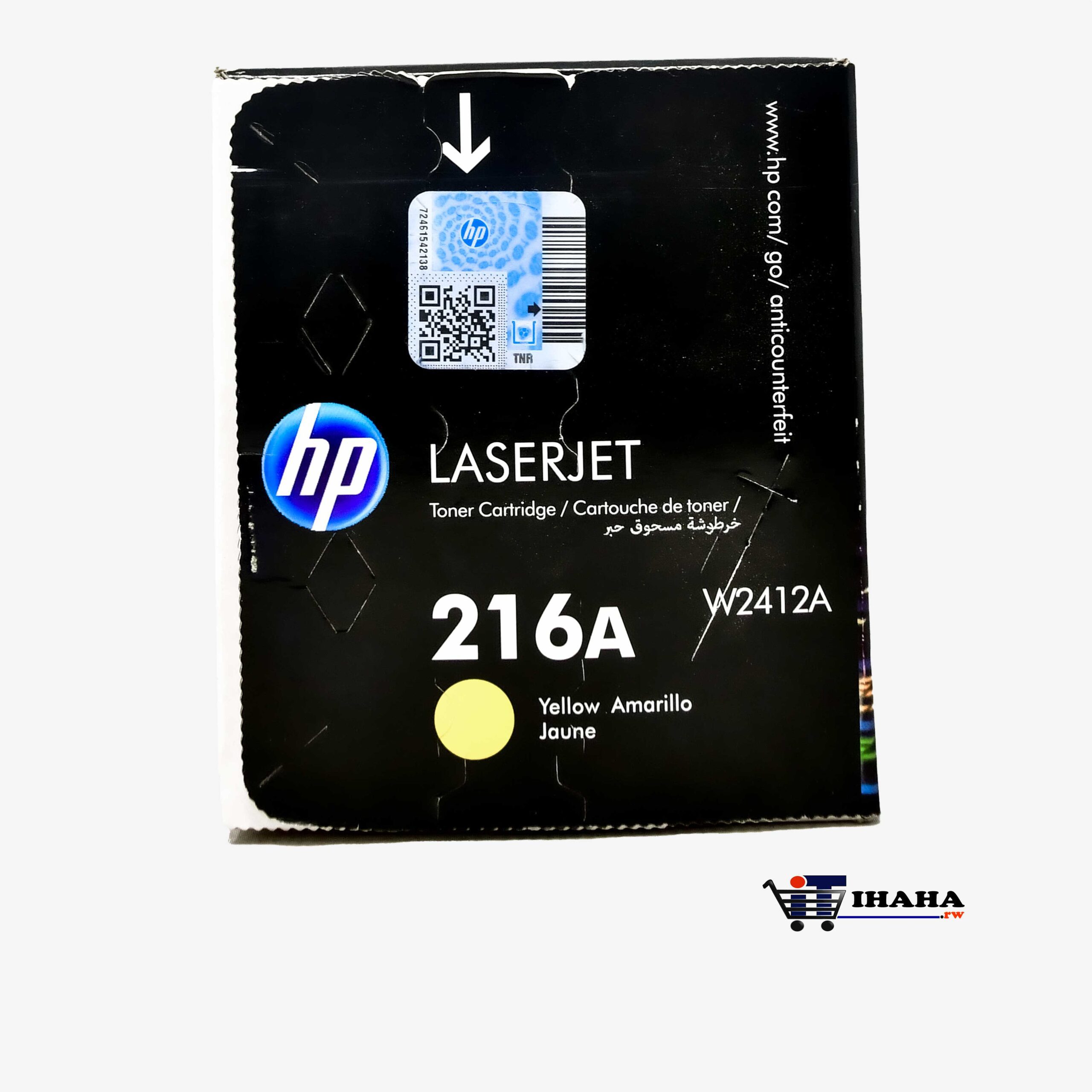 HP 216A Yellow Original LaserJet Toner Cartridge-W2412A - IHAHA  Technologies - Online Shopping for Electronic and more in Rwanda