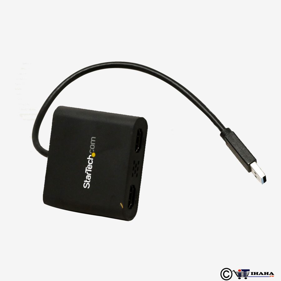 StarTech.com USB32HDVGA  StarTech.com Adaptateur USB 3.0 vers HDMI VGA  1080p - Adaptateur Convertisseur d'Écran Multiport Double Écran/Multi-Écran  4K/1080p 4k USB Type A - Carte Graphique Externe