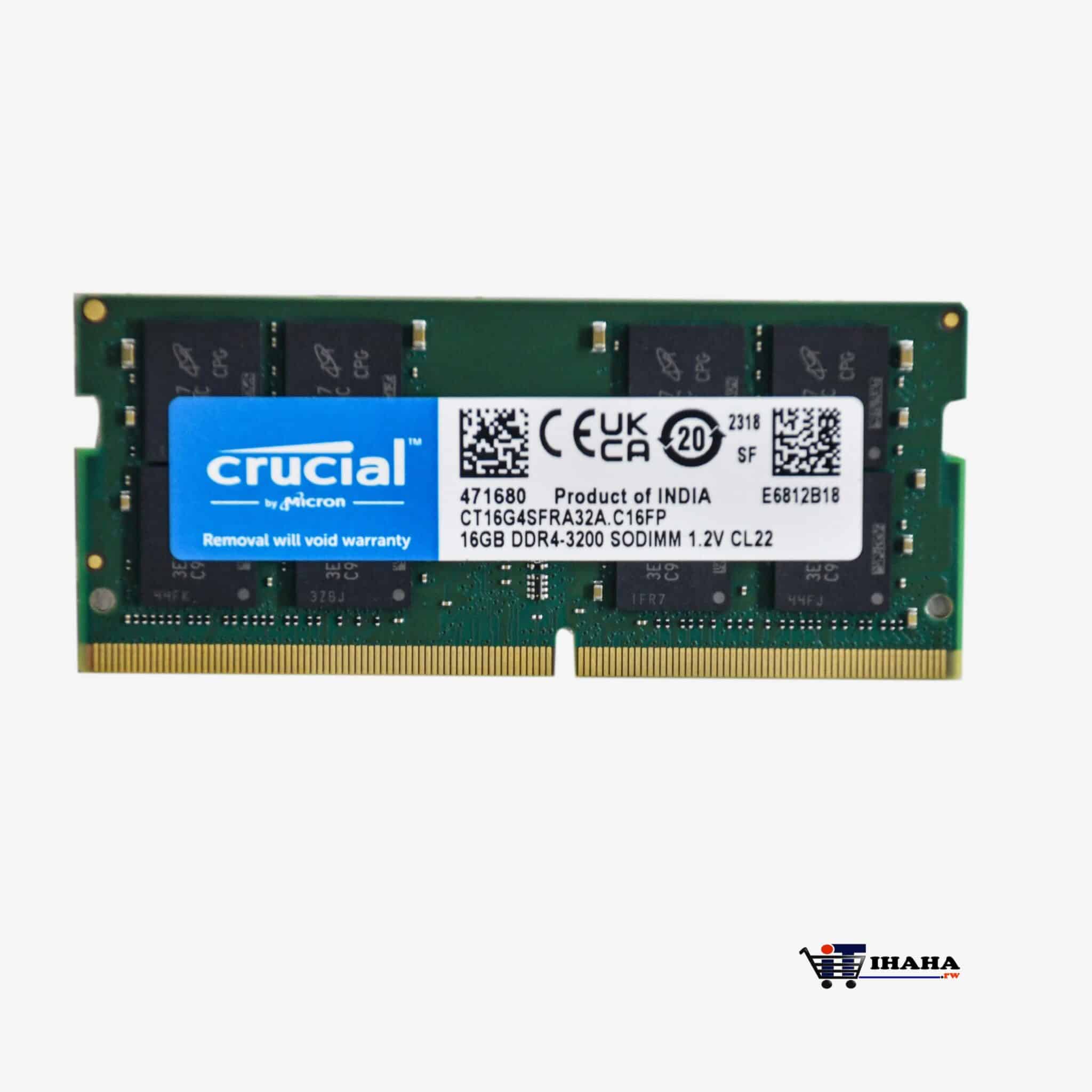 LAPTOP RAM DDR4 16GB – 3200 - IHAHA Technologies - Online Shopping for  Electronic and more in Rwanda