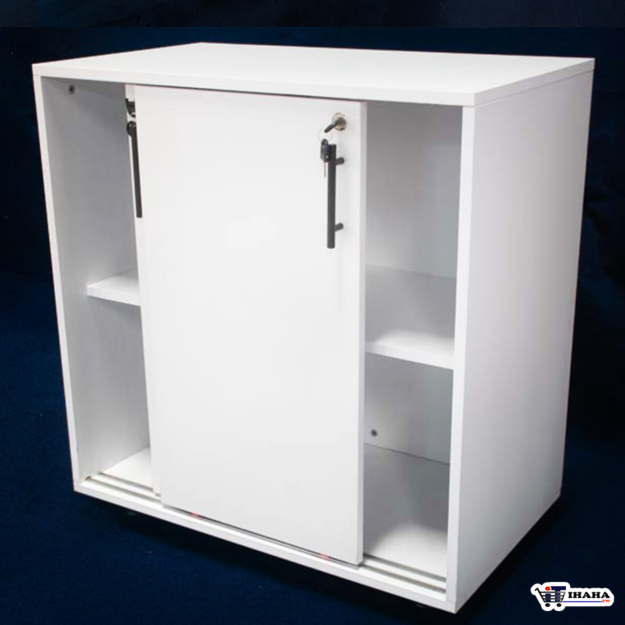 IHAHA Designed Sliding White Cabinet(2)